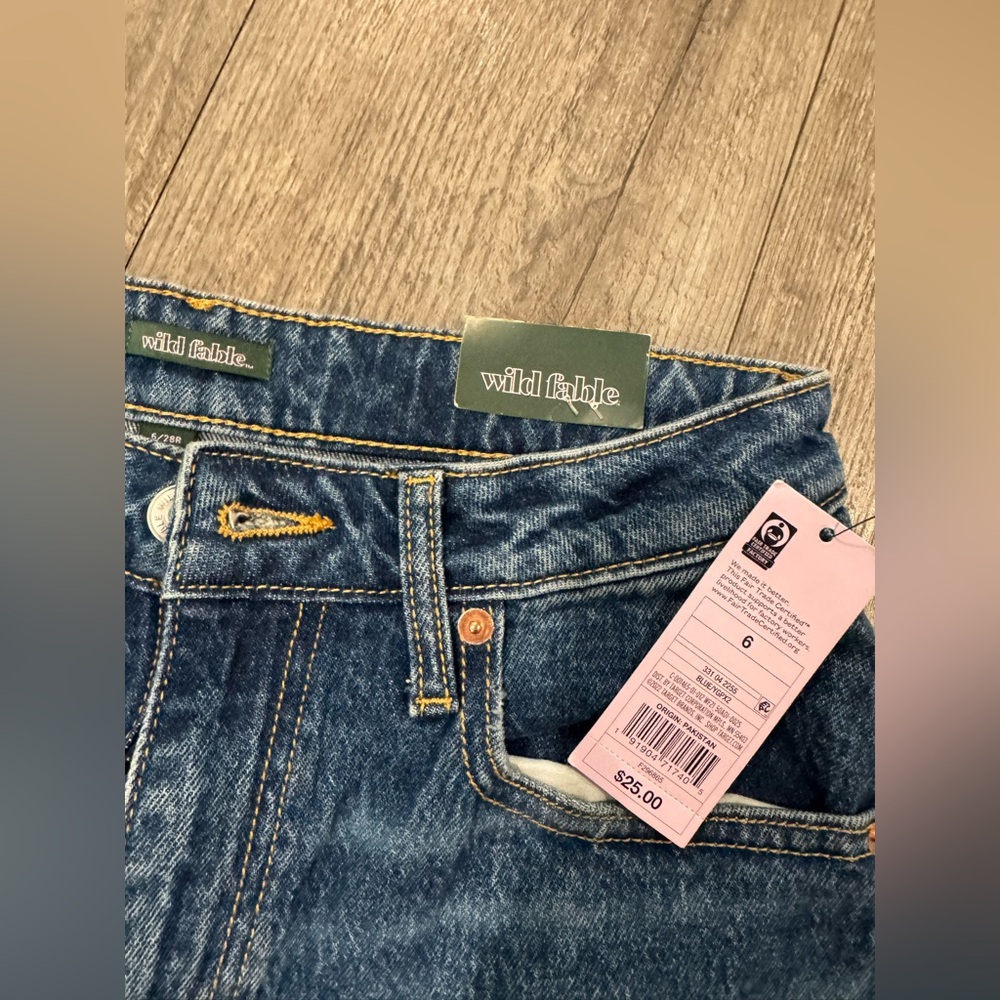 Wild Fable High-Waist Distressed Wide-Leg Jeans - Picture 12 of 15